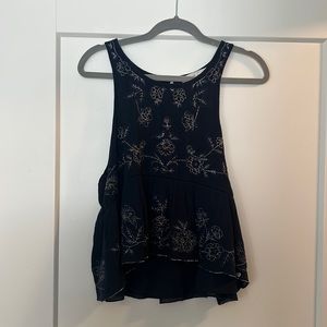 Abercrombie and Fitch Embroidered Tank